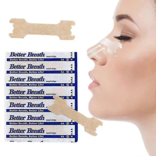 Nasal Strips For Snore Relief - Breathe Better, Sleep Better, 55mm X 16mm