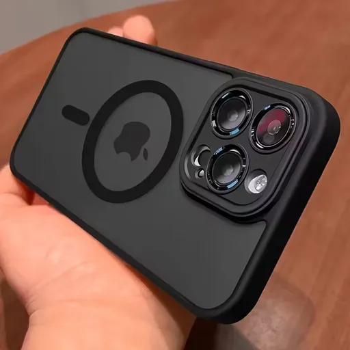 iPhone 17 Pro- High-end Magnetic Silicone Protective Case | Matte Semi-transparent Design | Anti-drop and Anti-scuff | Strong Magnetic Adhesion | Lightweight and Comfortable Feel