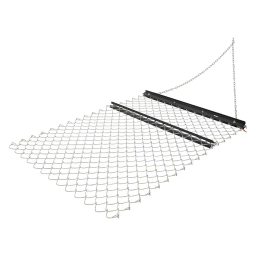 Drag Harrow 4 x 5 ft Chain Harrow Lawn Rake ATV UTV Tractor Attachments