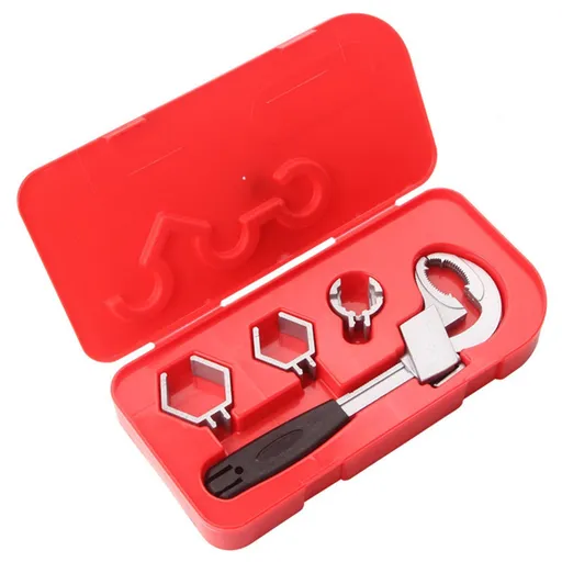 Multifunctional Sink Bathroom Wrench Toilet Faucets Repairs Wrench 80mm Large Opening Adjustable Water Pipes Wrench