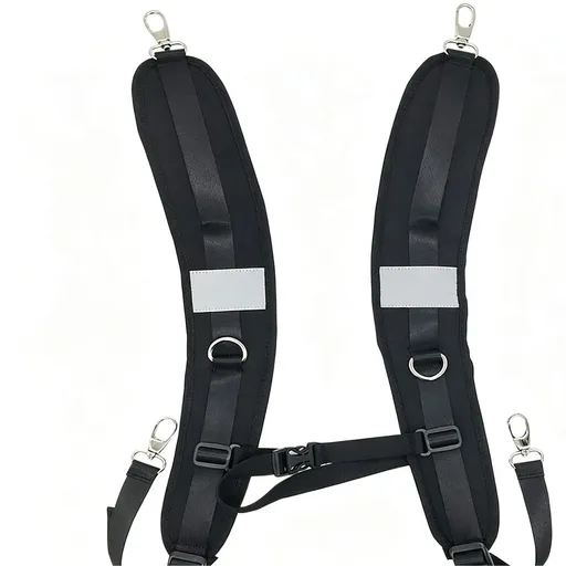 1 pcs Backpack Waterproof Replacement Shoulder Strap with Adjustable Belt for Shoulder Bag Backpack Black