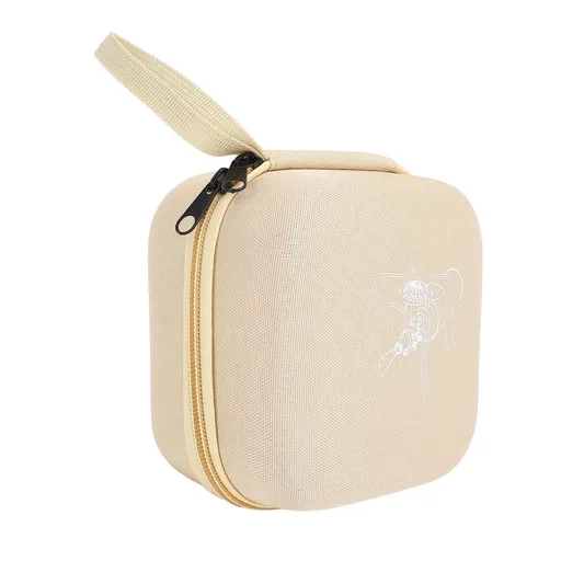 Stove Storage Box EVA Portable Anti Collision Water Resistant Outdoor Camp Stove Storage Case Carry Case for Camping Hiking Picnic Khaki