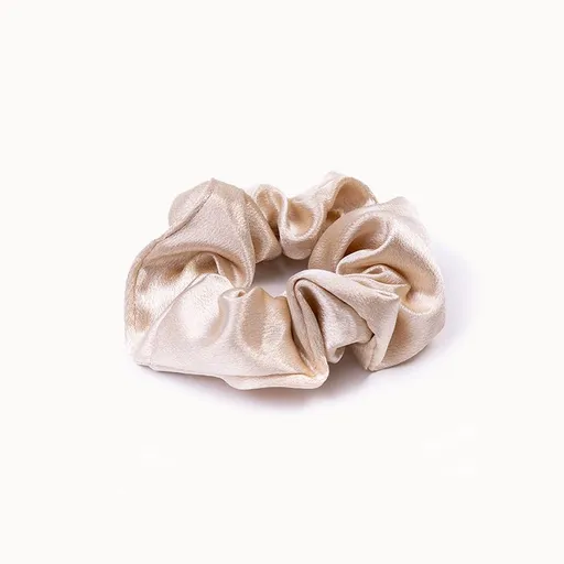 Hair Scrunchies for Frizz&Breakage Prevention, Silk Hair Ties No Damage, Elastic Silk ponytail Holders, 5Pc