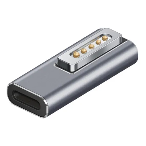 for Notebook Type-C Female to Magnetic Male Laptop Adapter with Indicator PD Trick Adapter for Magsafe2