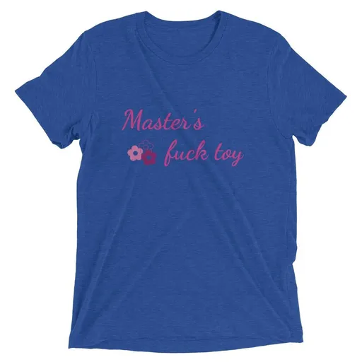 House Of Dasein Submissive Bdsm Fucktoy Shirt Women Durable Comfortable Clothing - True Royal - M