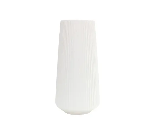 Plastic Nordic Style Vase Dried Flower Arrangement Pot Holder Home Office Decor-Milky White