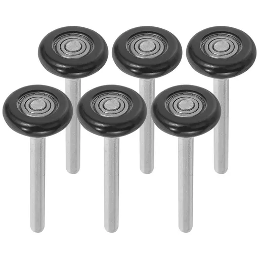 6pcs Nylon Garage Door Rollers with Stem for Door Replacement Hardware