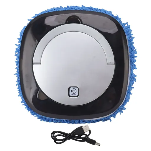 Automatic Floor Mopping Robot Mopping Robot with Water Tank Vacuum and Mop Cleaning Robot Silver