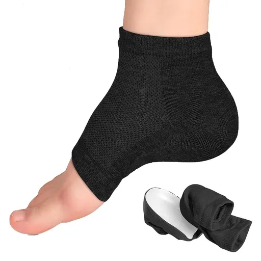 Height Max Socks, Height Max Insoles 3 inches, Invisible Shoe Lift Heel Pads, Half Height Increase Insoles, Height Increase Socks for Men and Women(3.5cm, Grey)