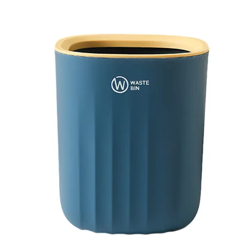 Bathroom Trash Can, Plastic Rectangular Garbage Can for Kitchen, Bedroom, Living Room, Small Indoor Waste Basket 4.52×5.9 in Pink