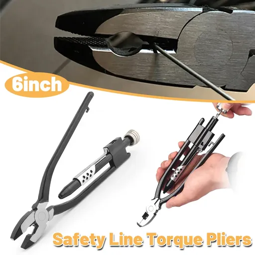 6 Inch Lock Wire Twisting Pliers Aviation Motorcycle Fuse Grip Tool