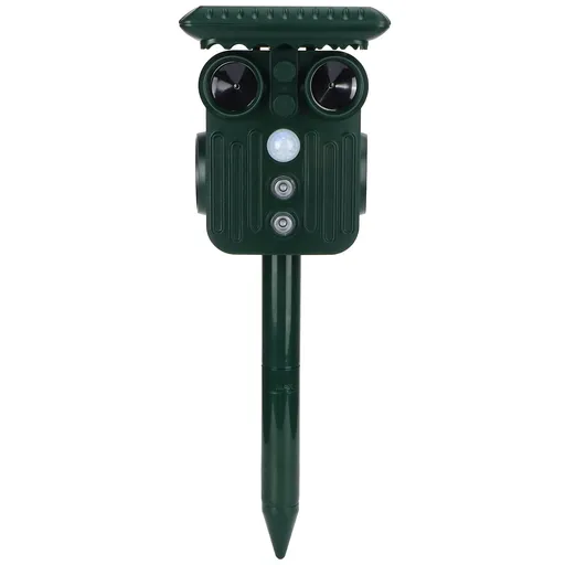 Ultrasonic Animal Repellent Solar Powered Mouse Snake Repeller for Outdoor Farm 3.7V/250MA
