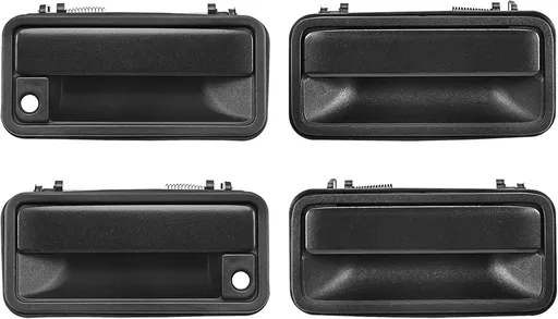 Exterior Door Handles Front/Rear Left & Right for Chevy C1500 C2500 C3500 K1500 K2500 K3500 GMC Yukon Tahoe Suburban Replaces # 15742229, 15742230, 15742233, 15742234