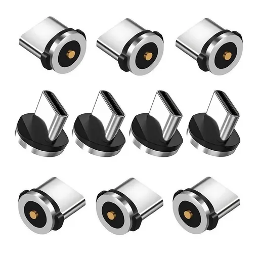 Magnetic Charging Tips Series (Type-c Tips)/10pc,Magnetic Type-C Tips,Just Charger Tips Without USB Cable&Non-Data