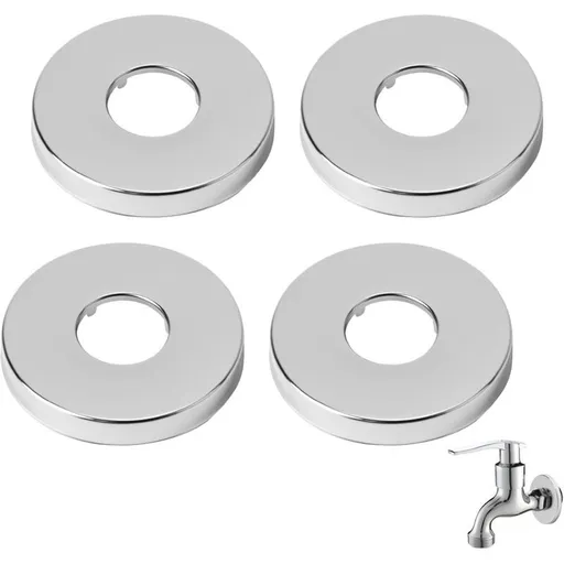 Stainless Steel Shower Mixer Rosettes, 0.75, Diameter X X Corrosion Resistant Polished and Burr Free Radiator Rosette, 27mm, 70mm, 10mm