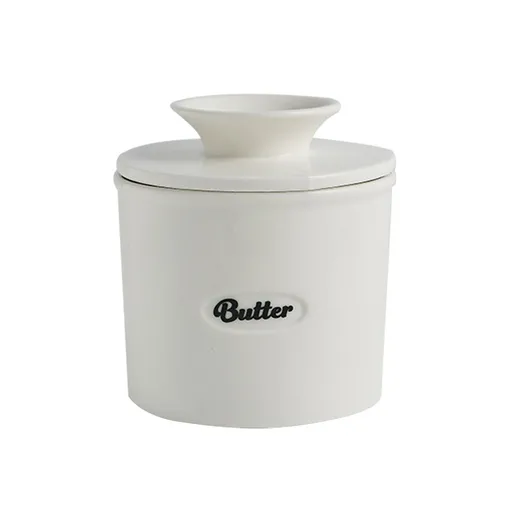 Ceramic Butter Keeper Multipurpose Large Capacity Safe Eco Friendly Ceramic Butter Tank