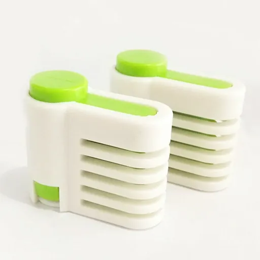 Cake Slicer Green 4Pcs Adjustable Baking Utensil Fixator Tool