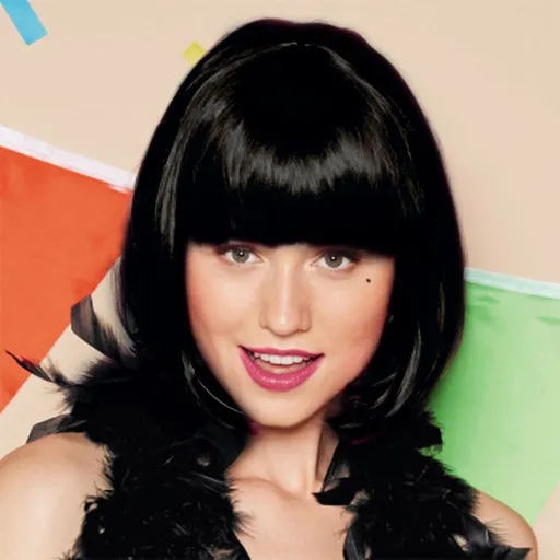 Wigs Short Straight Synthetic Hair Full Wigs for Women Natural Looking Heat
