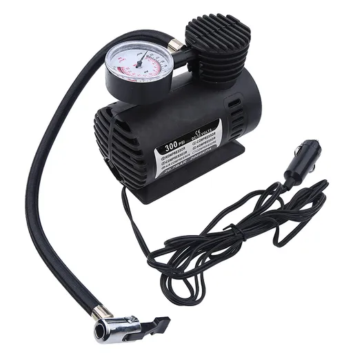 Portable Mini Air Compressor Electric Tire Infaltor Pump 12 Volt Car 300 PSI