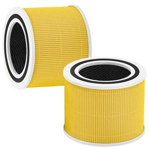 Air Purifier Filter 2 Pack H13 HEPA Compatible with Core 300/300S Yellow