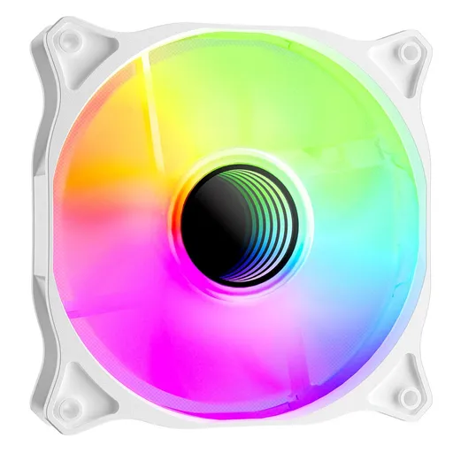 Silent Fan for PC Case 4pin Fan LED Light with 1500RPM High Performance Cooling Fan for CPU Coolers