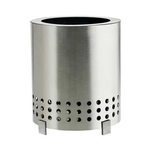 Stainless Steel Fire Pit Mini Bonfire Pit Iron Camping Stove Table Tabletop Smokeless Fire Pit Outdoor Firepit for Picnic