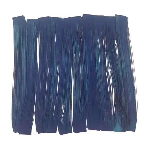 Artizan 22 strand silicon skirt, Metallic Blue, Pack of 20