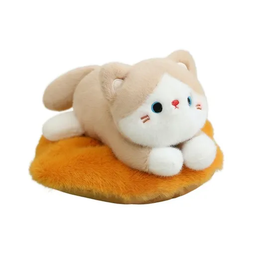 Siamese Cat Body Pillow Soft Sleeping Companion Stuffed Animal Lying Position Decorative Cushion for Sofa Bedding and Lumbar Support Pointed Color Pattern Large Size
