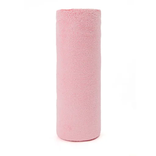 Pink 4-Roll Pack, 80 Sheets Reusable Tear-Off Microfiber Cleaning Cloths - Non-Stick Oil & Absorbent Kitchen Wipes