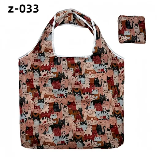 Foldable Polyester Shopping Bag Large Capacity Z-033