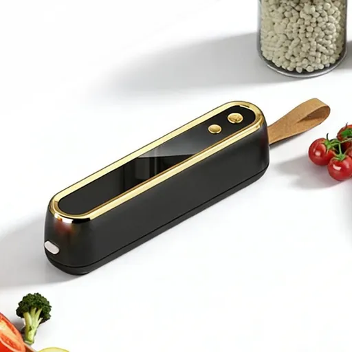 Cordless Portable Mini Vacuum Sealer Machine Black