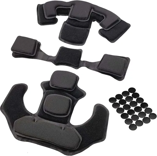 Helmet Padding Memory Foam Pad Protective Mat Kit for ACH MICH Team Wendy FMA EXF Black -