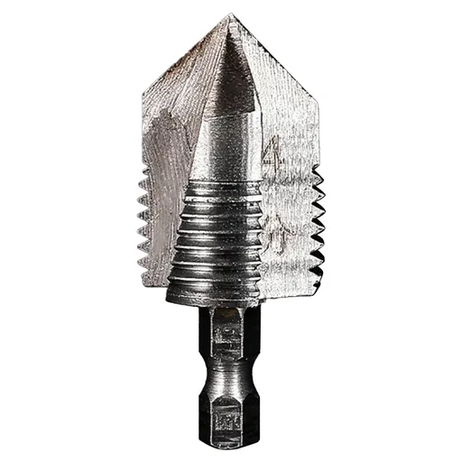 Combination Drilling Tap and Tap Drill Bit Set C , Combination Drill Tap & Tap Bit Set Screw Tapping Bit Tool for Drilling Tapping Countersinking Pipe Repair 7*3*3 A
