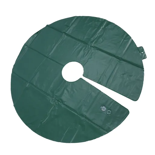 Tree Watering Ring PVC 15 Gallon 35.4 Inch Drip Irrigation System Water Pouch Round Watering Bag for Planting Gardening Trees and Shrubs Green