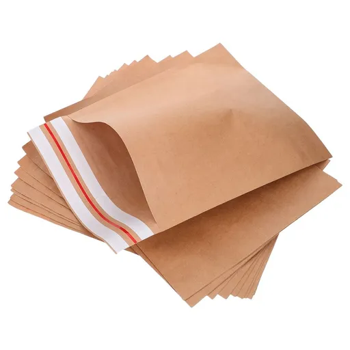 Brown Kraft Paper Mailing Bags for Apparel Packaging, Easy Labeling, Shipping Bags for Clothes and Garments