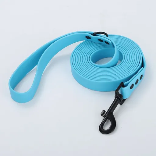 Pet Leash Roommate PVC Waterproof Dog Training Rope Sky blue 1.8m*2.0cm