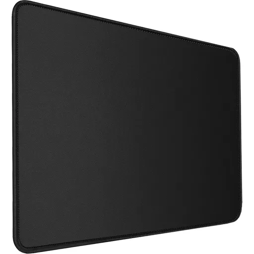 Black Mouse Pad 260*210mm.Basic Big Mouse Pad with Stitched Edges and Non-Slip Rubber Base,Premium-Textured Mousepad for Computer