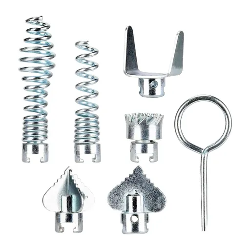 Comprehensive Drain Cleaner Combination Cutter Head Set Plumbing Snake Head For Tackling Clogs In Various Household Pipe