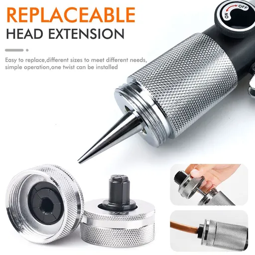 Replaceable Tube Expander Head for Refrigeration Repair Copper Pipe Flaring Swaging Tool Fits Air Conditioning and Refrigerator Maintenance with Multiple Sizes (3/4")