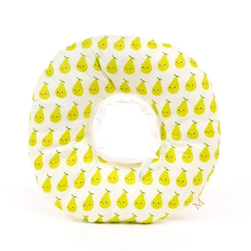 Ada Soft Cat Elizabeth Collar Post Surgery Pale yellow green pear M: adjustment range of 16-29cm within about 10kg