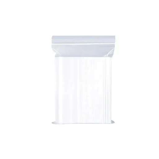 10/100PCS Thick Resealable Ziplock Bags in 12 Sizes Zip Lock Plastic Bags - 10x15cm-100pcs