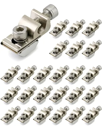 Grounding Lug 6.7mm – Aluminium Alloy Rail Connector for Solar Roof, Ground Mount & Carport Systems
