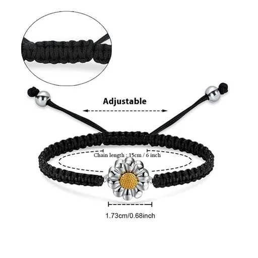 Flower Urn Bracelet for Ashes for Women Cremation Jewelry for Ashes Adjustable Memorial Bracelet Urn Bangle Ashes Holder
