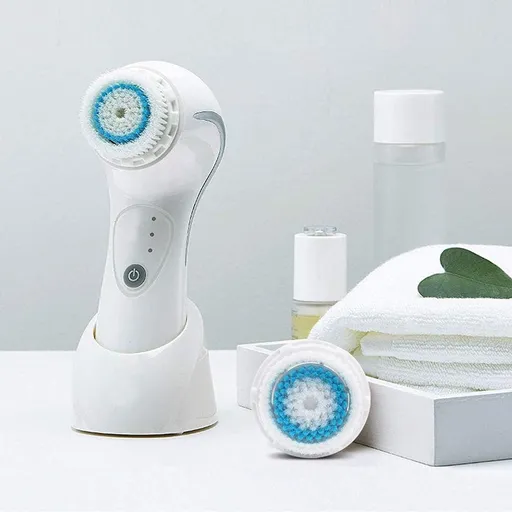 4PCS Compatible Replacement Facial Cleansing Brush, Skin Brightening , Deep Pore Face Brush Head Replacement as Facial Cleaning
