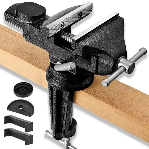 Household viewing fixture, 360 ° rotating base fixture, used for woodworking, handicraft creation, and metal processing
