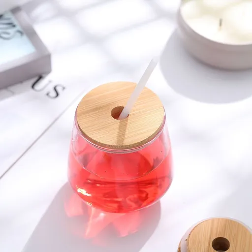 Bamboo Jar Lids Smooth Edges Excellent Sealing Performance 8Pcs
