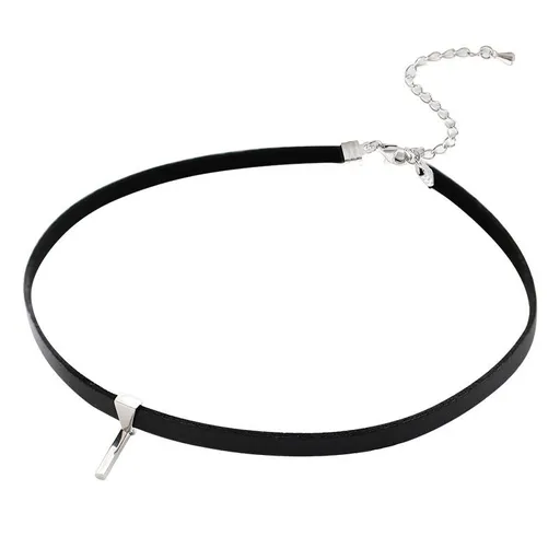 Gothic Cross Necklace for Women Black Choker Punk Vintage Cross Pendant Necklace Halloween Jewelry Gift for Girl