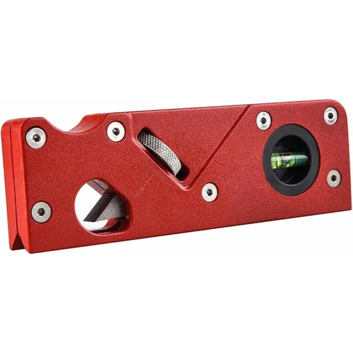 Lightweight Wood Hand Planer Manual Adjustable Wood Chamfer Planer For Smoothing Contours - Red