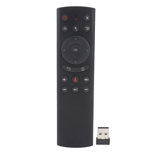 Voice Remote Control 2.4G Wireless Voice Sensing Remote Mouse with USB Receiver for G10S TV Box PC Projector