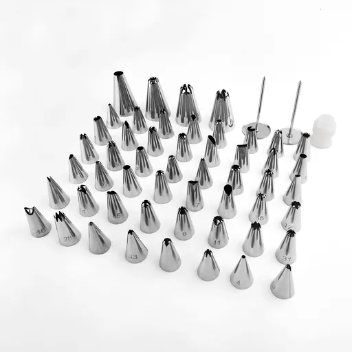 430 stainless steel piping nozzle set boxed cake piping tool milking oil puff nozzle cream glue piping nozzle